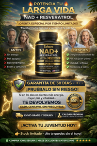 ⚡ Hey, no te vayas NAD+Resveratrol Ultra Premium 💸 Últimas unidades con precio especial solo x hoy